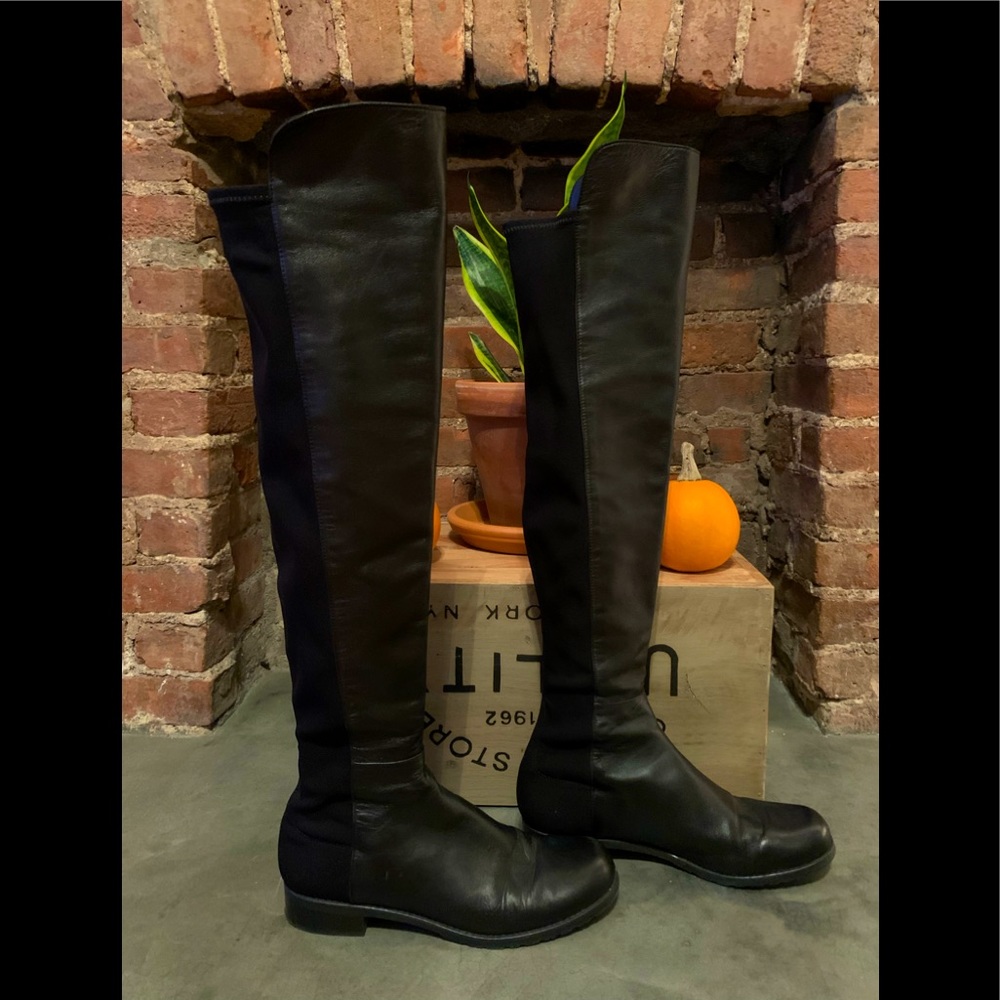 Stuart Weitzman 5050 Over-the-Knee black boot